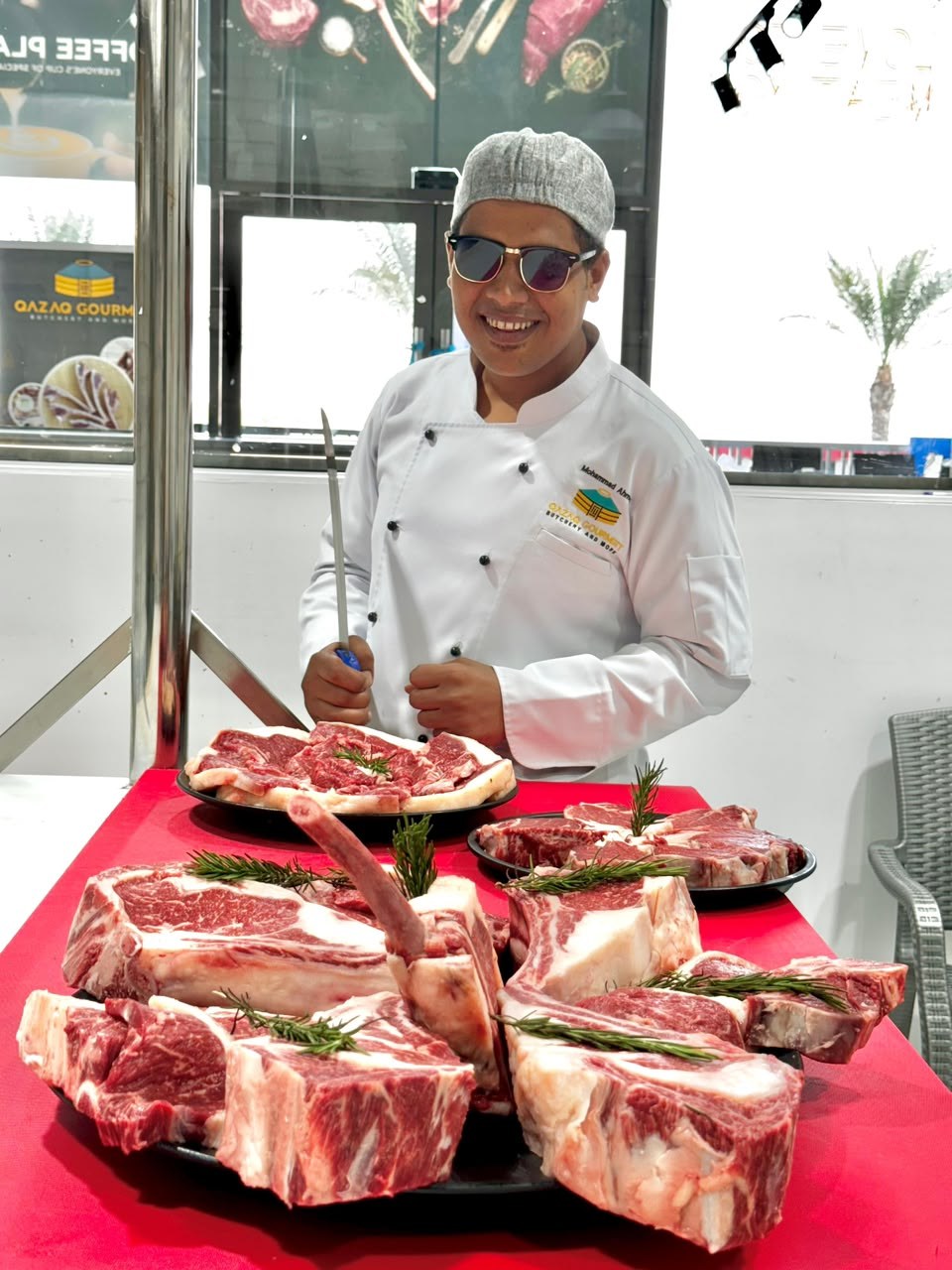 Fresh Kazakh beef ribeye